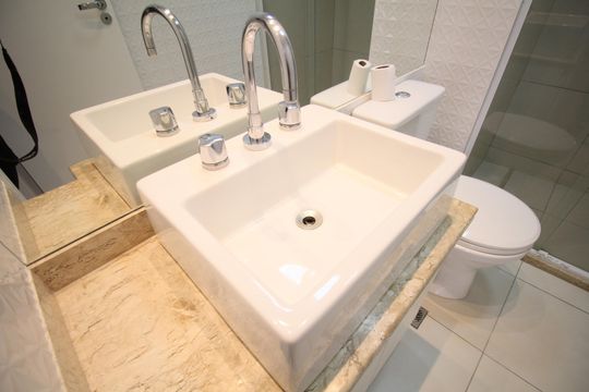 Banheiro de apartamento para alugar com 2 quartos, 48m² em Vila Andrade, São Paulo