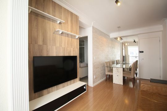 Sala de apartamento para alugar com 2 quartos, 48m² em Vila Andrade, São Paulo