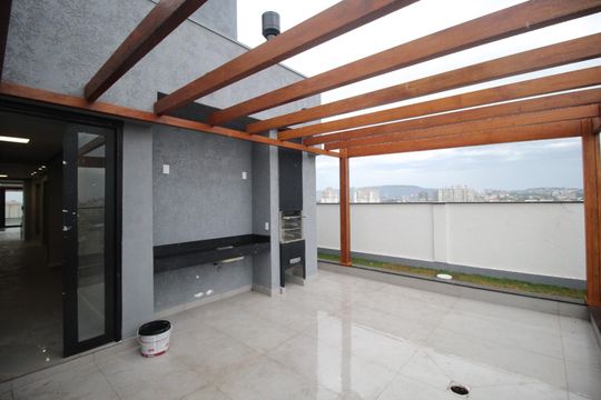 Área comum - Churrasqueira de kitnet/studio à venda com 0 quarto, 30m² em Cristo Redentor, Porto Alegre