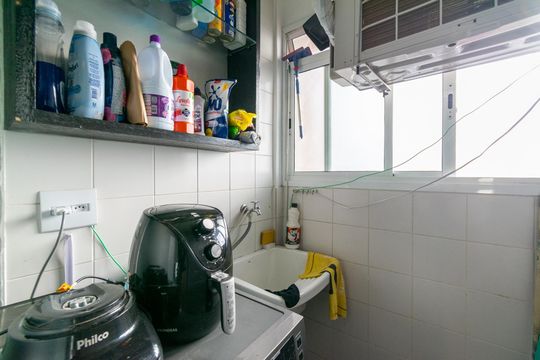 Área de Serviço de apartamento à venda com 2 quartos, 64m² em Campo Belo, São Paulo