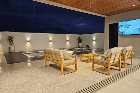 Área externa de casa de condomínio à venda com 4 quartos, 330m² em Alphaville, Santana de Parnaíba