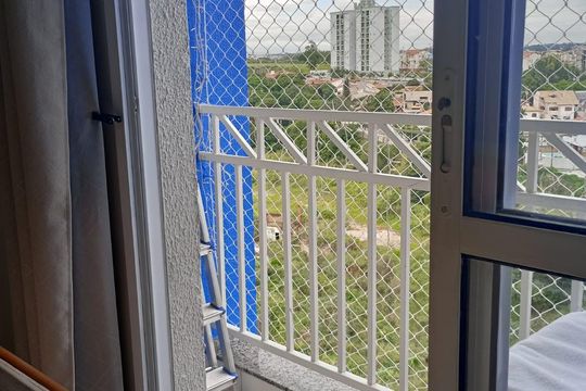 Varanda de apartamento à venda com 2 quartos, 50m² em Dos Ortizes, Valinhos