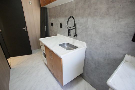Cozinha de apartamento à venda com 3 quartos, 82m² em Pechincha, Rio de Janeiro