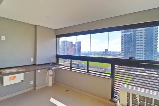 Varanda de apartamento para alugar com 3 quartos, 81m² em Jardim Sul, Uberlândia