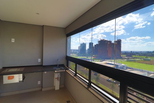 Varanda de apartamento para alugar com 3 quartos, 81m² em Jardim Sul, Uberlândia