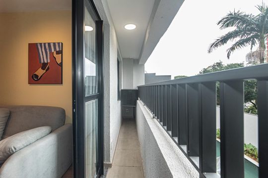 Varanda de apartamento à venda com 1 quarto, 31m² em Vila Congonhas, São Paulo