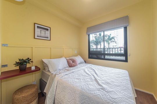 Quarto de apartamento à venda com 1 quarto, 31m² em Vila Congonhas, São Paulo