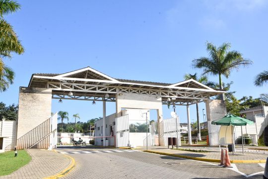 fachada da portaria de casa de condomínio à venda com 3 quartos, 87m² em Engordadouro, Jundiaí