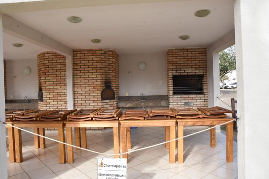 Churrasqueira de casa de condomínio à venda com 3 quartos, 87m² em Engordadouro, Jundiaí