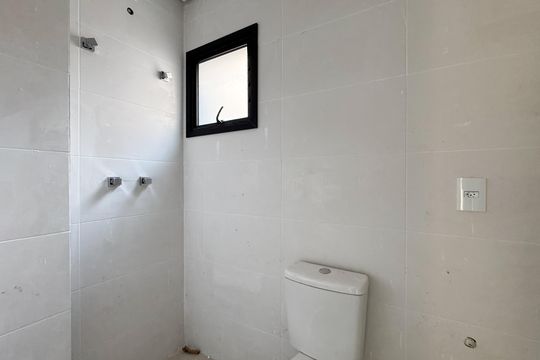 Banheiro - Suíte de apartamento à venda com 2 quartos, 138m² em Nova Petrópolis, São Bernardo do Campo