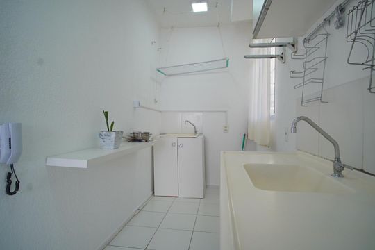 Cozinha de apartamento para alugar com 1 quarto, 42m² em Sarandi, Porto Alegre