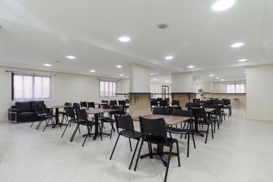 Salão de Festas de apartamento à venda com 3 quartos, 106m² em Vila Gilda, Santo André