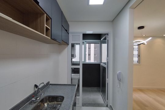 Cozinha - Armários de apartamento à venda com 1 quarto, 38m² em Vila Vermelha, São Paulo