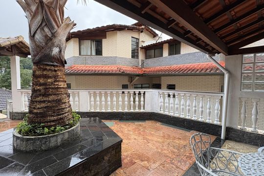 Área comum - Churrasqueira de apartamento para alugar com 3 quartos, 116m² em Quarteirão Ingelheim, Petrópolis