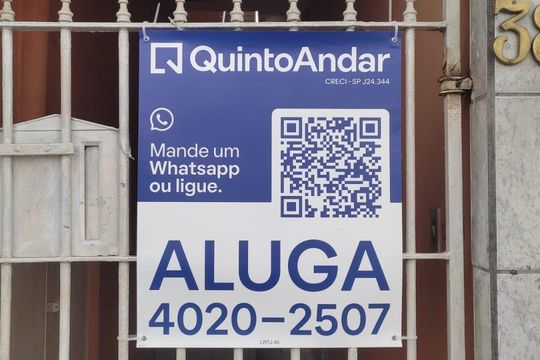 Placa LRTJ-45 de casa para alugar com 1 quarto, 55m² em Campanário, Diadema