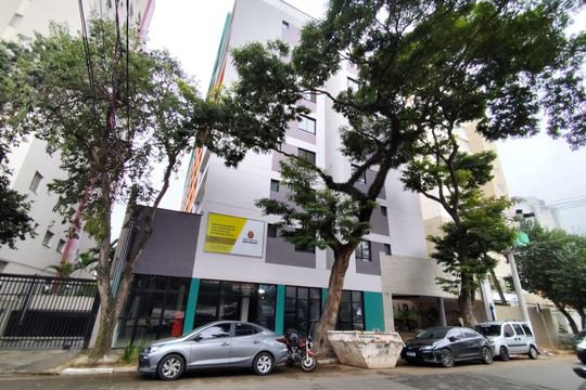 Fachada de apartamento à venda com 1 quarto, 34m² em Vila Congonhas, São Paulo