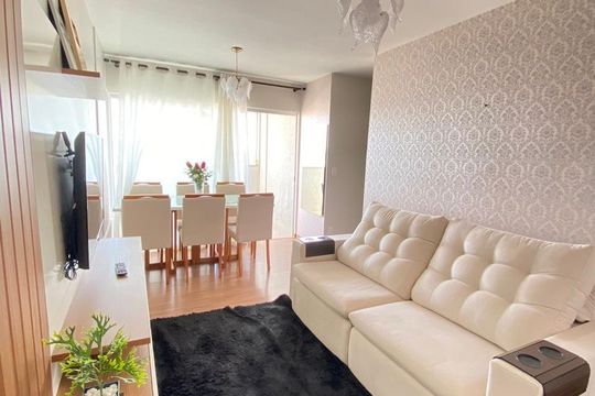 Sala de apartamento para alugar com 3 quartos, 90m² em Castelo, Belo Horizonte