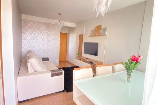 Sala de apartamento para alugar com 3 quartos, 90m² em Castelo, Belo Horizonte