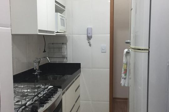 Cozinha de apartamento para alugar com 3 quartos, 90m² em Castelo, Belo Horizonte