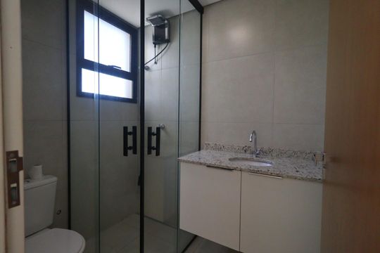 Banheiro de apartamento para alugar com 1 quarto, 45m² em Vila do Golfe, Ribeirão Preto