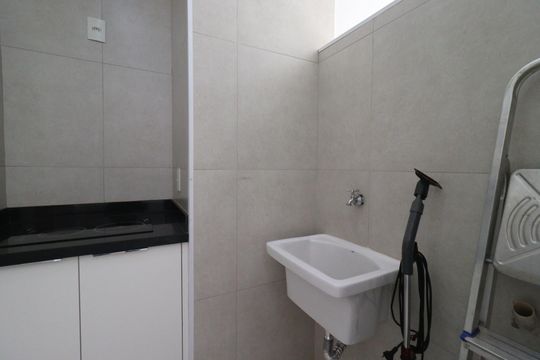 Cozinha de apartamento para alugar com 1 quarto, 45m² em Vila do Golfe, Ribeirão Preto