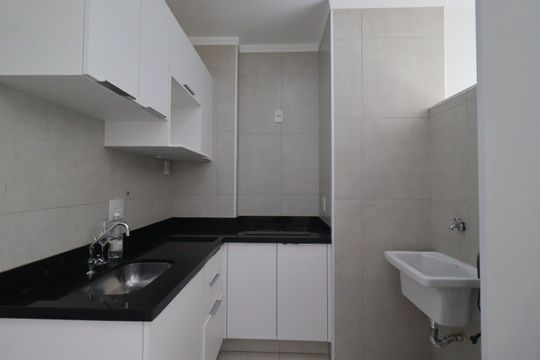 Cozinha de apartamento para alugar com 1 quarto, 45m² em Vila do Golfe, Ribeirão Preto