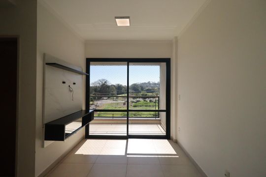 Sala de apartamento para alugar com 1 quarto, 45m² em Vila do Golfe, Ribeirão Preto