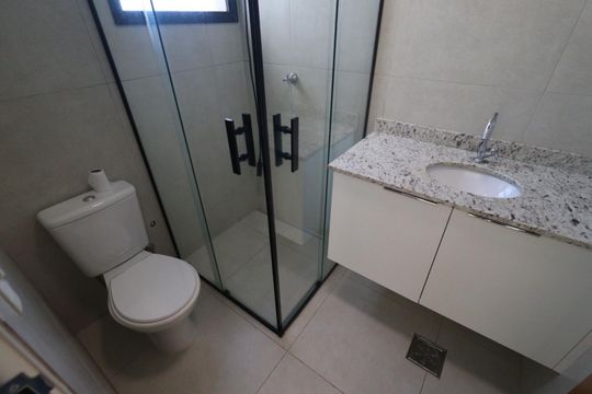 Banheiro de apartamento para alugar com 1 quarto, 45m² em Vila do Golfe, Ribeirão Preto