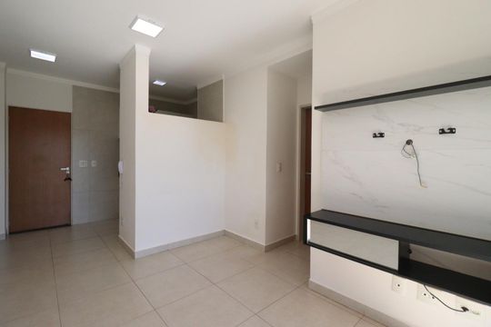 Sala de apartamento para alugar com 1 quarto, 45m² em Vila do Golfe, Ribeirão Preto