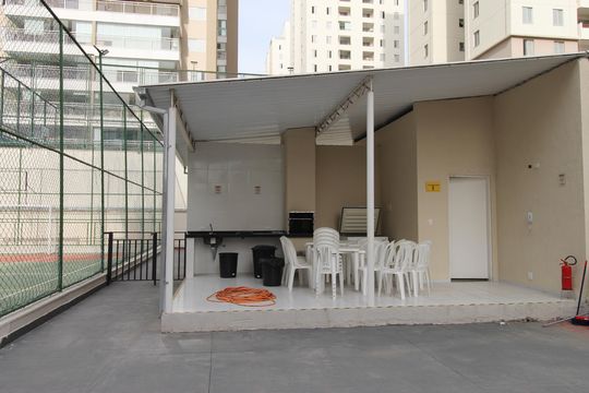 Área comum - Churrasqueira de apartamento para alugar com 2 quartos, 48m² em Conjunto Residencial Trinta E Um de Marco, São José dos Campos