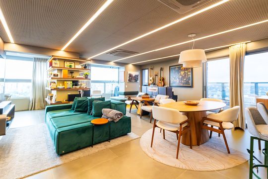 Sala de apartamento à venda com 2 quartos, 119m² em Pinheiros, São Paulo