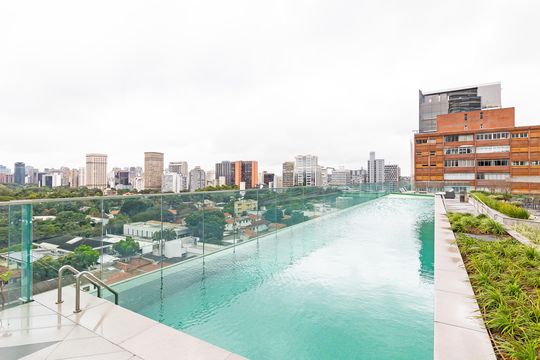 Área externa de apartamento à venda com 2 quartos, 119m² em Pinheiros, São Paulo