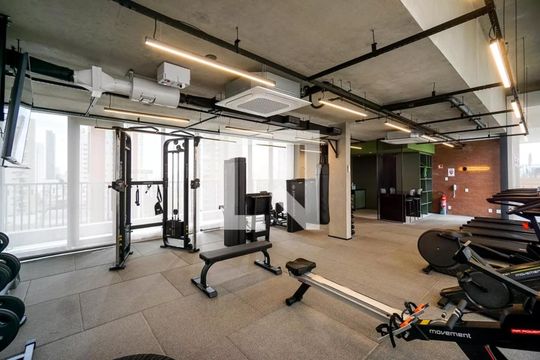 Área comum - Academia de kitnet/studio para alugar com 1 quarto, 34m² em Vila Gomes Cardim, São Paulo