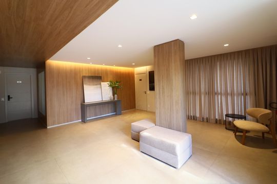 Área comum - Hall de entrada de apartamento para alugar com 3 quartos, 117m² em Cidade São Francisco, São Paulo