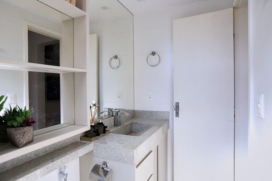 Banheiro de apartamento para alugar com 2 quartos, 59m² em Floresta, Belo Horizonte