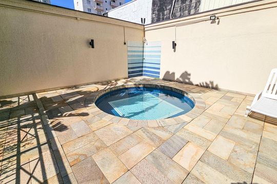Área comum - Piscina de apartamento para alugar com 3 quartos, 106m² em Chácara Santo Antônio (zona Sul), São Paulo