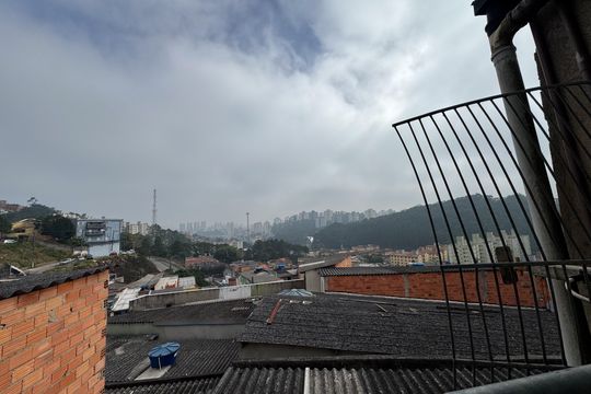 Vista da cozinha de casa para alugar com 1 quarto, 70m² em Jardim Nascimento, São Bernardo do Campo