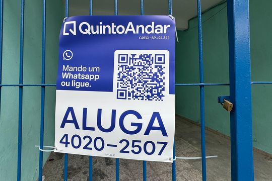 Placa de casa para alugar com 1 quarto, 70m² em Jardim Nascimento, São Bernardo do Campo