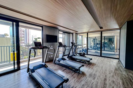 Área comum - Academia de kitnet/studio para alugar com 1 quarto, 21m² em Vila Mariana, São Paulo