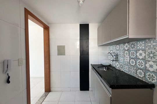 Cozinha de apartamento para alugar com 3 quartos, 105m² em Castelo, Belo Horizonte
