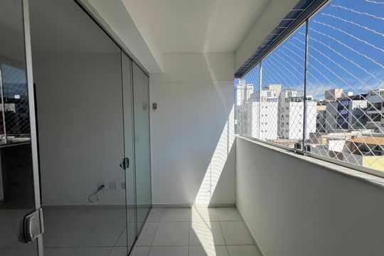 Varanda da Sala de apartamento para alugar com 3 quartos, 105m² em Castelo, Belo Horizonte