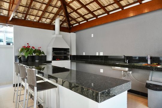 Área comum - Espaço Gourmet de apartamento à venda com 4 quartos, 125m² em Sion, Belo Horizonte
