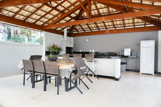 Área comum - Espaço Gourmet de apartamento à venda com 4 quartos, 125m² em Sion, Belo Horizonte