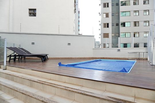 Área comum - Piscina de apartamento à venda com 4 quartos, 125m² em Sion, Belo Horizonte