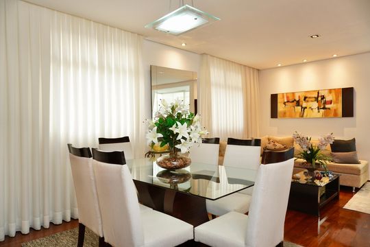 Sala de apartamento à venda com 4 quartos, 125m² em Sion, Belo Horizonte