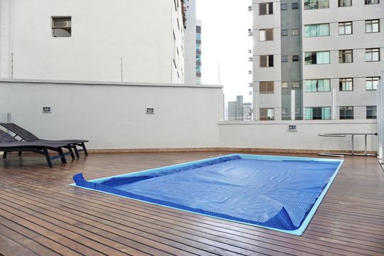 Área comum - Piscina de apartamento à venda com 4 quartos, 125m² em Sion, Belo Horizonte