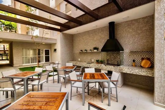 Área comum - Churrasqueira de apartamento à venda com 2 quartos, 48m² em Jabaquara, São Paulo