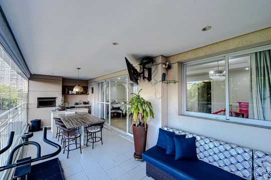 Varanda de apartamento para alugar com 3 quartos, 152m² em Tatuapé, São Paulo