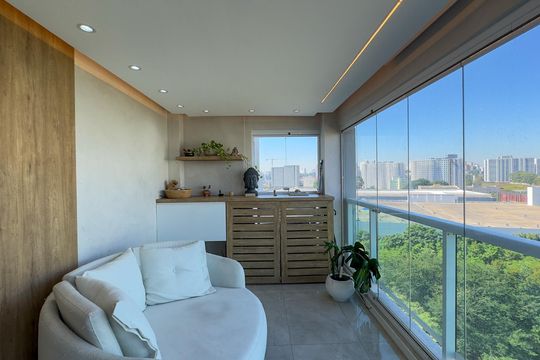 Sacada de apartamento à venda com 2 quartos, 92m² em Jardim Dom Bosco, São Paulo