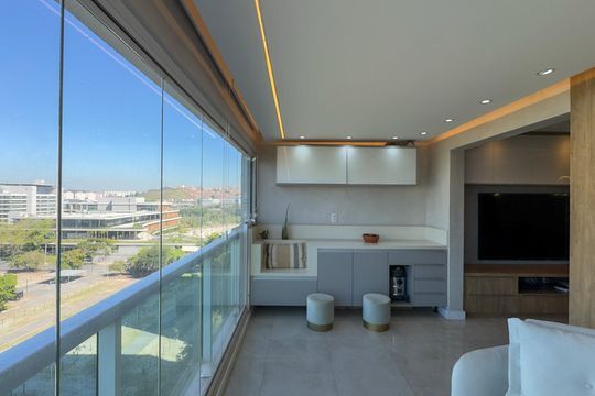 Sacada de apartamento à venda com 2 quartos, 92m² em Jardim Dom Bosco, São Paulo